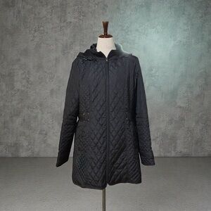 Liz Claiborne Black Quilted Puffer Jacket - Size L